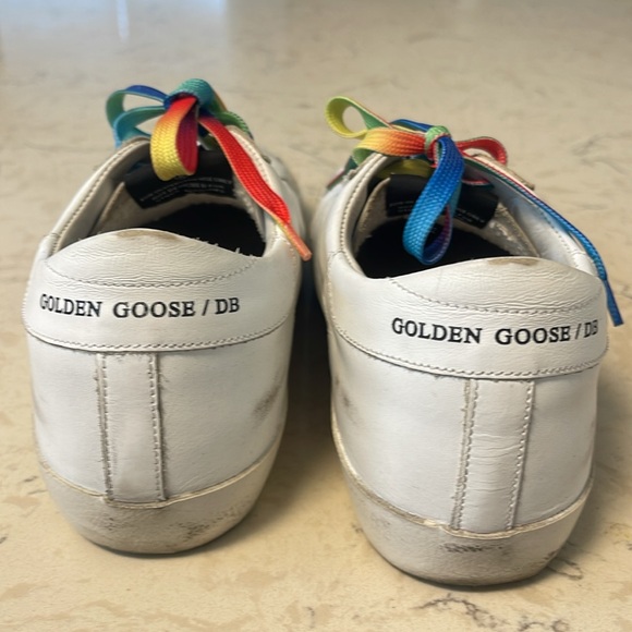 Golden goose superstar rainbow gently used 38 - Picture 4 of 7